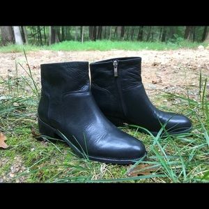 Franco Sarto Black Chelsea Boots 8 NWT